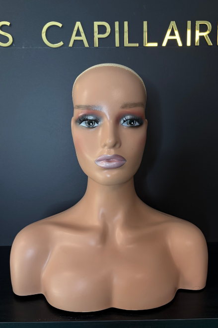 Buste mannequin professionnel pour perruques – Femme
